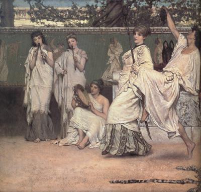 Alma-Tadema, Sir Lawrence A Private Celebration (mk23) oil painting picture